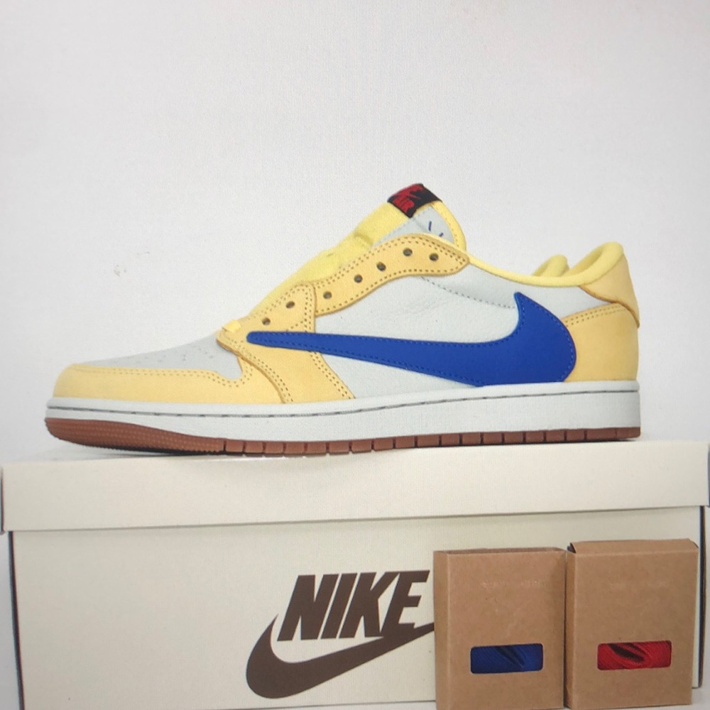 Nike & Travis Scott Air Jordan 1 Low OG Canary